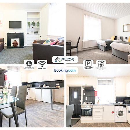 Manchester Work Stays 2Br Home With Parking & Wifi Luaran gambar