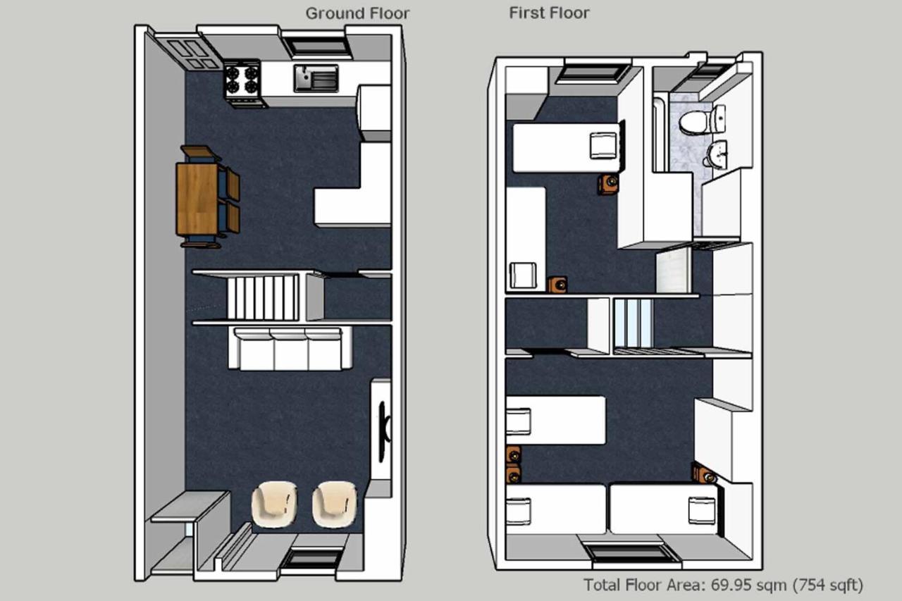 Manchester Work Stays 2Br Home With Parking & Wifi Luaran gambar