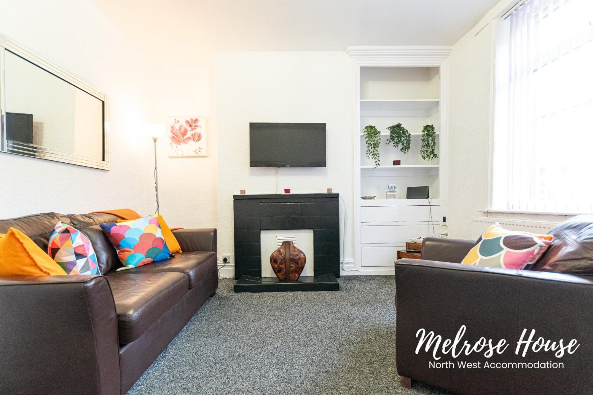 Manchester Work Stays 2Br Home With Parking & Wifi Luaran gambar