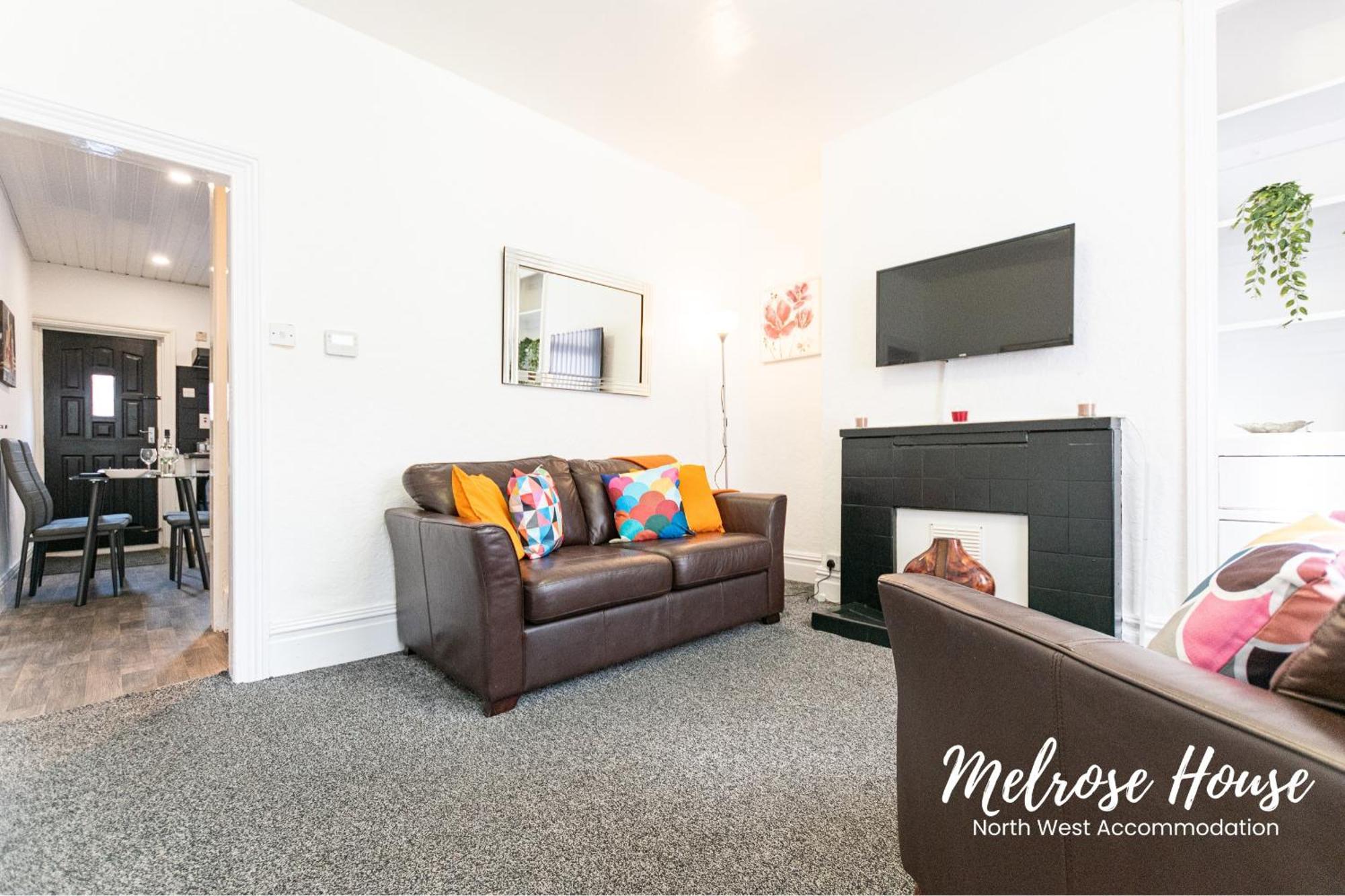 Manchester Work Stays 2Br Home With Parking & Wifi Luaran gambar